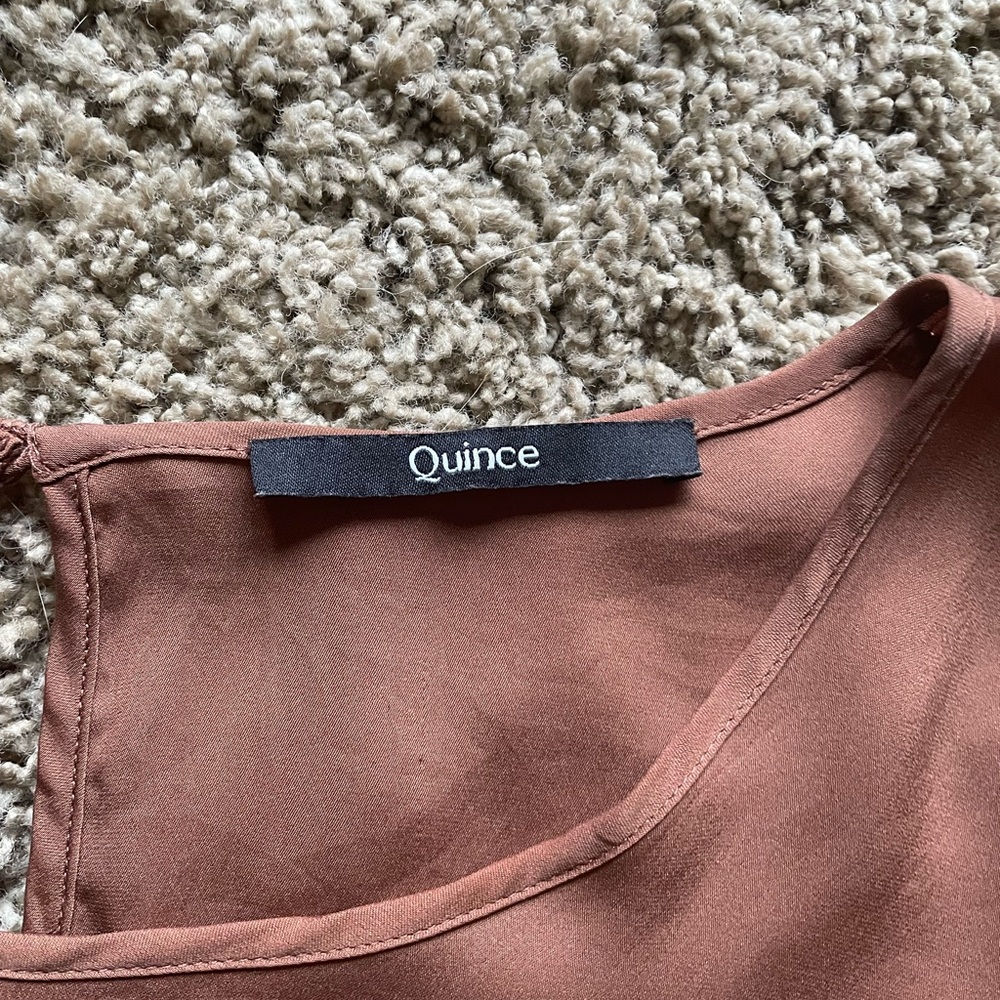Quince Washable Stretch Silk Tee - Picture 3 of 6